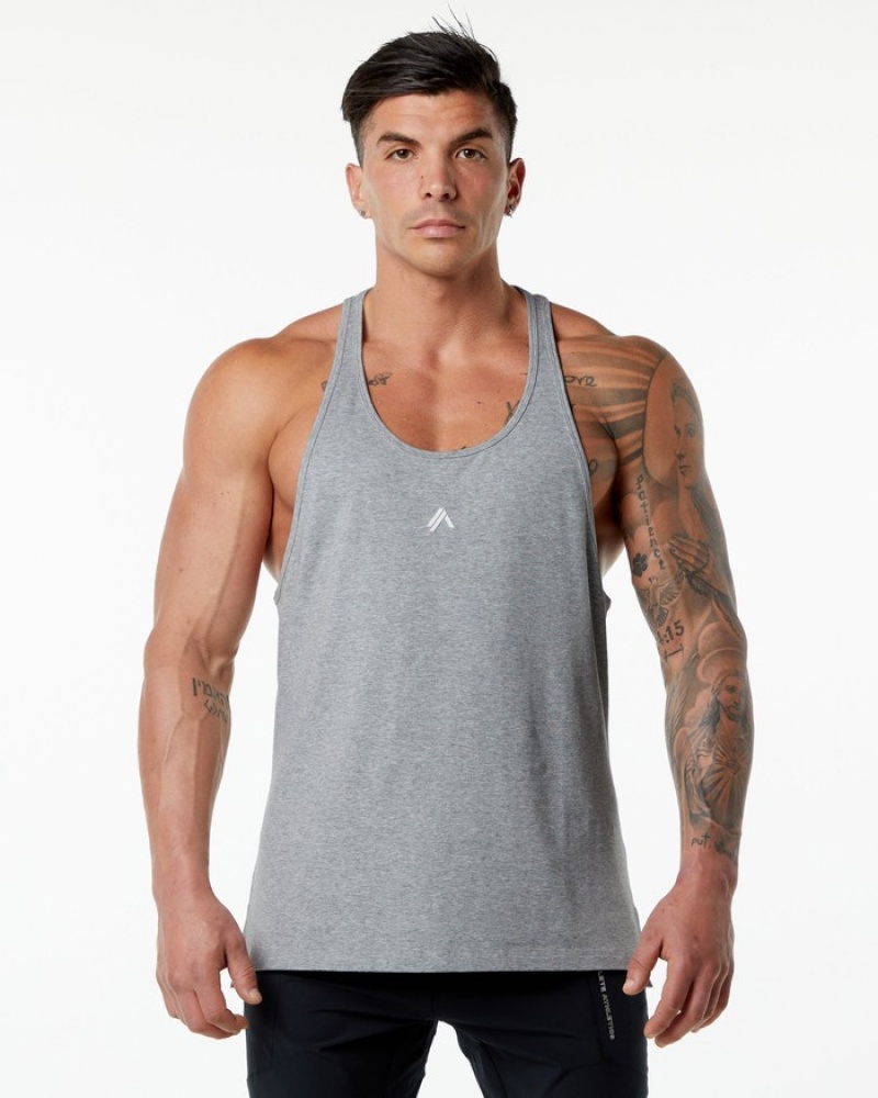 Maiouri Barbati Alphalete Emblem Stringer Gri | 453970-KTH