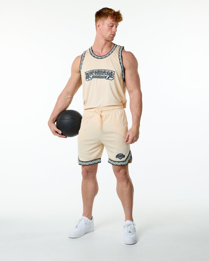 Maiouri Barbati Alphalete Varsity Basketball Jersey Maro | 697431-NPQ