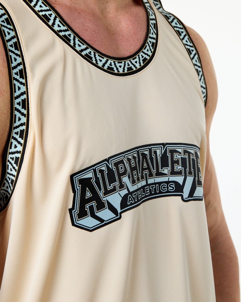 Maiouri Barbati Alphalete Varsity Basketball Jersey Maro | 697431-NPQ