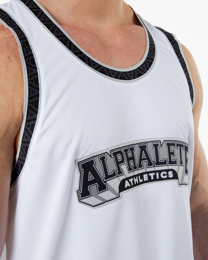 Maiouri Barbati Alphalete Varsity Basketball Jersey Albi | 629837-LHF