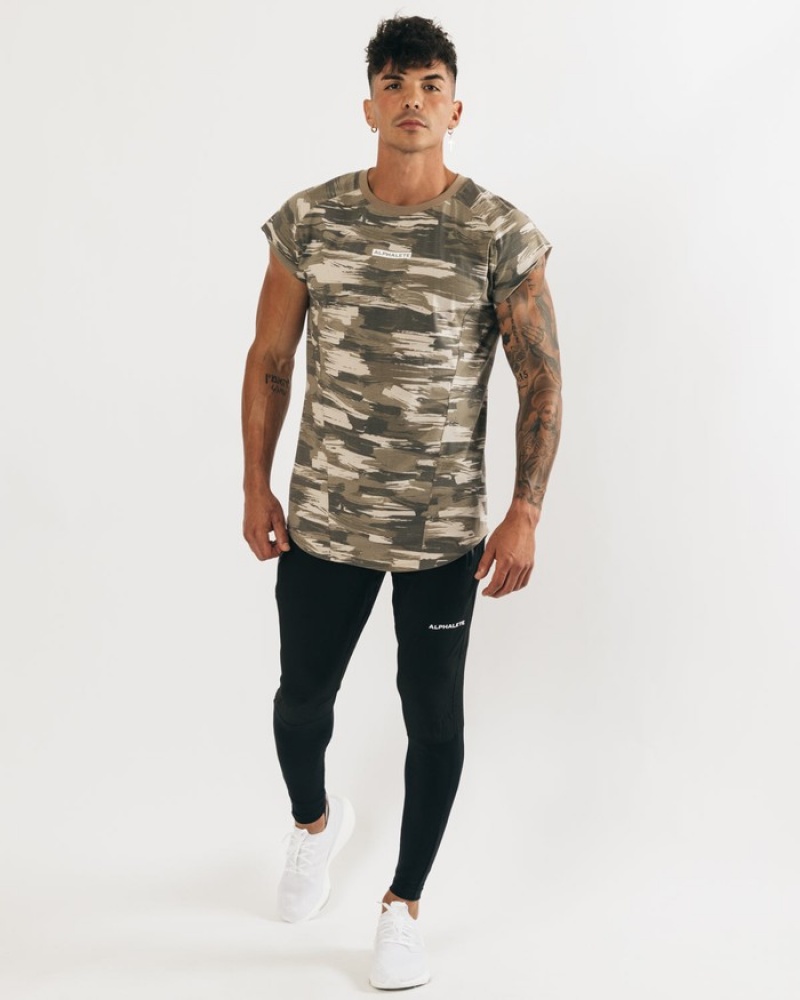 Maiouri Barbati Alphalete Velocity Fara Maneci Maro Camuflaj | 569832-VIX