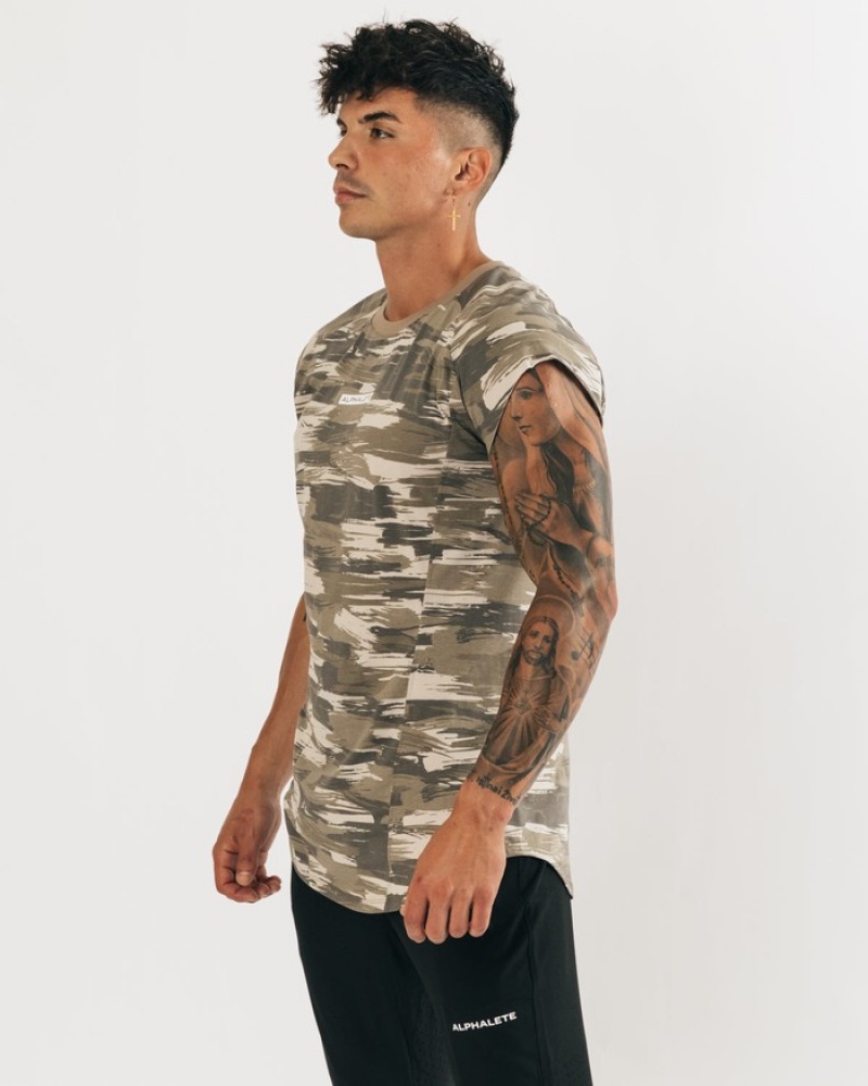 Maiouri Barbati Alphalete Velocity Fara Maneci Maro Camuflaj | 569832-VIX