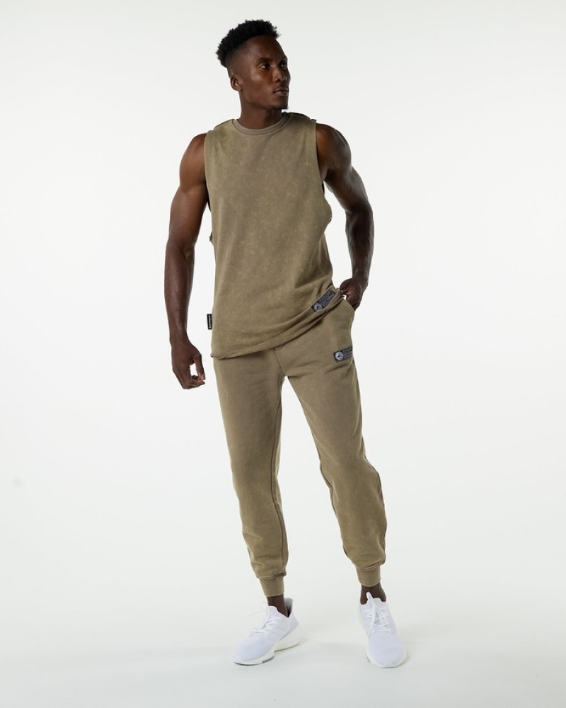 Maiouri Barbati Alphalete Very Terry Cutoff Gri | 465208-JZX