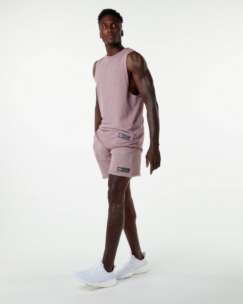 Maiouri Barbati Alphalete Very Terry Cutoff Roz | 054768-EAJ