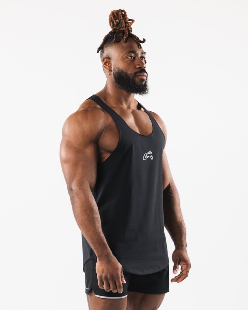 Maiouri Barbati Alphalete Wolf Head Raw Cut Negrii | 748065-MDI