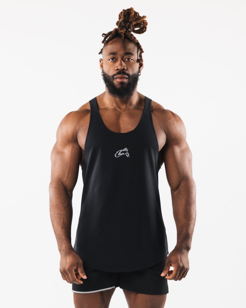Maiouri Barbati Alphalete Wolf Head Raw Cut Negrii | 748065-MDI