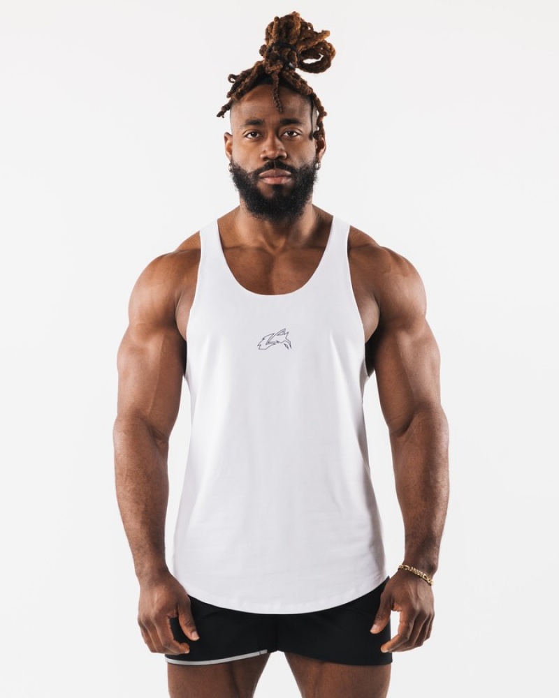 Maiouri Barbati Alphalete Wolf Head Raw Cut Albi | 871653-FRU
