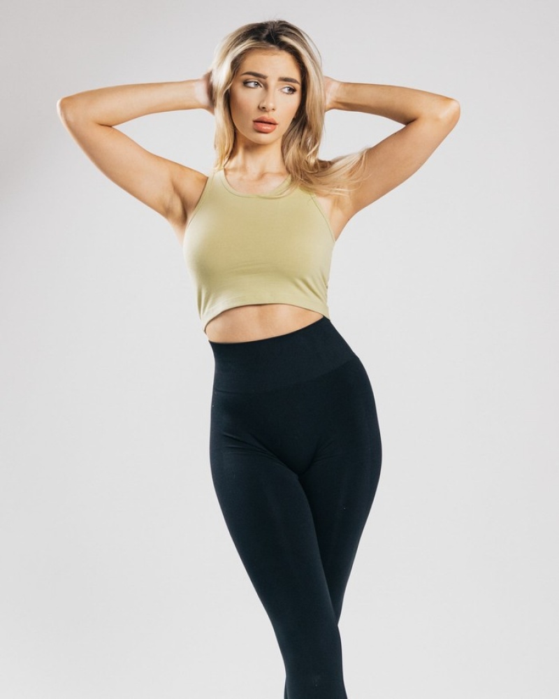 Maiouri Dama Alphalete Essential Crop Masline Verzi Deschis | 256870-OWK