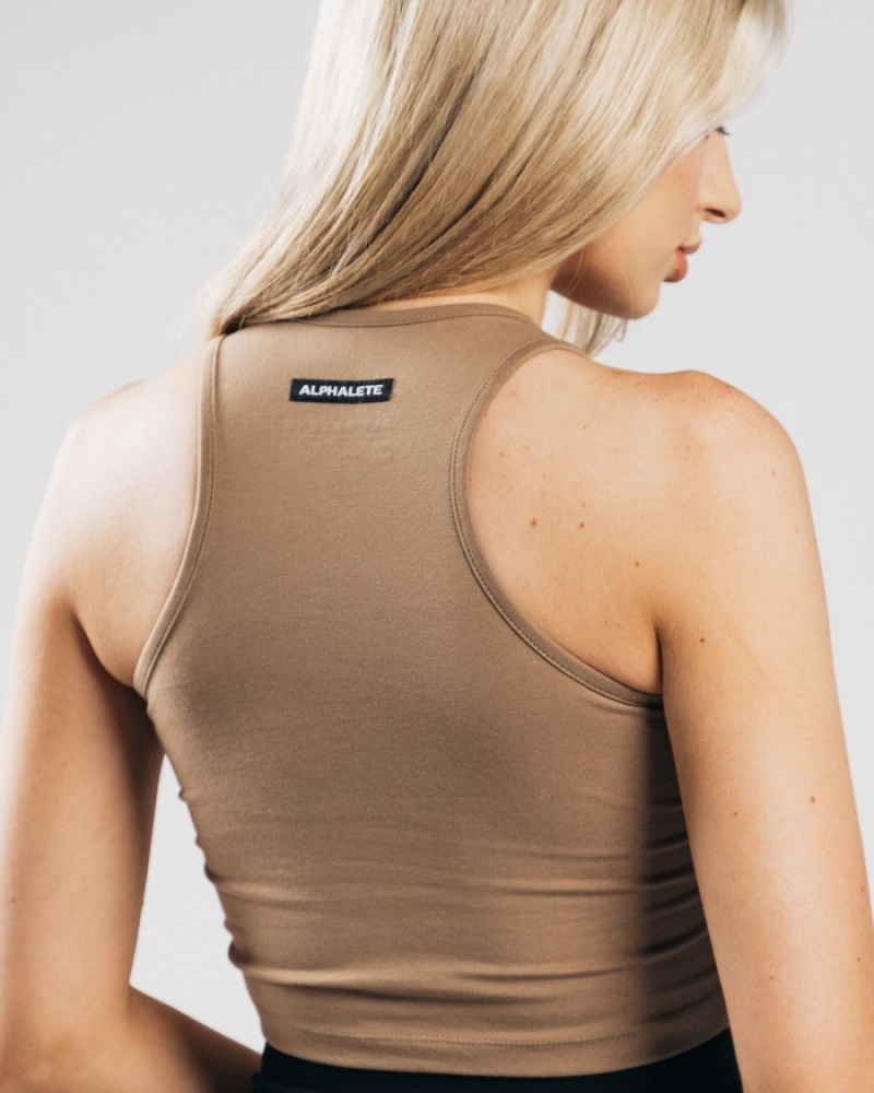 Maiouri Dama Alphalete Essential Crop Maro Inchis | 863410-GUH