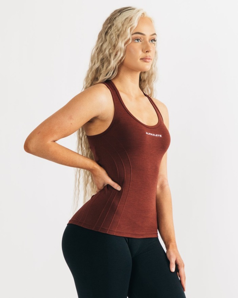 Maiouri Dama Alphalete Seamless Cupru | 136078-UJO