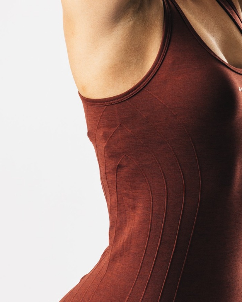Maiouri Dama Alphalete Seamless Cupru | 136078-UJO