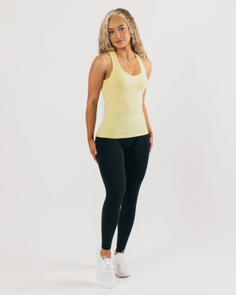 Maiouri Dama Alphalete Seamless Galbeni | 963874-ZMF