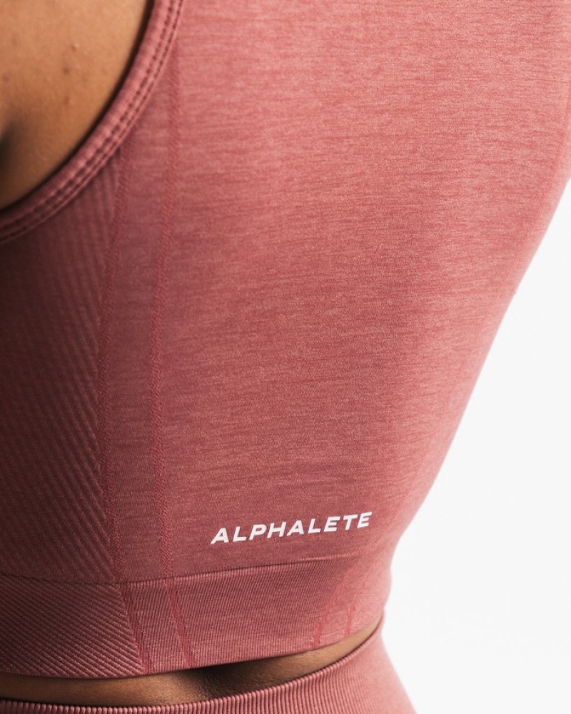 Maiouri Dama Alphalete Stratus Crop Roz | 389546-GDJ
