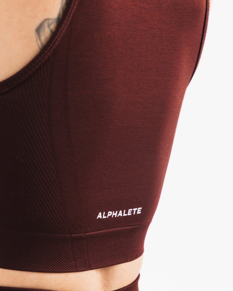 Maiouri Dama Alphalete Stratus Crop Visinii | 657240-PFD