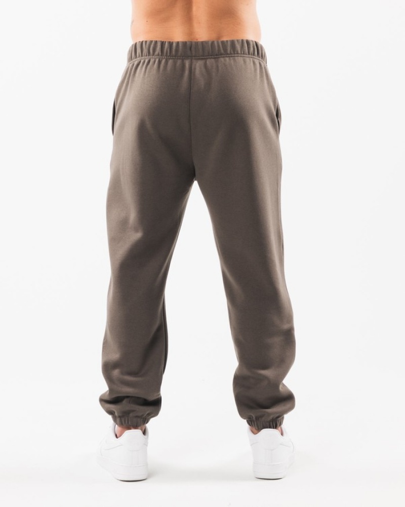 Pantaloni Jogger Barbati Alphalete Academy Relaxed Gri Maro | 917865-ABQ