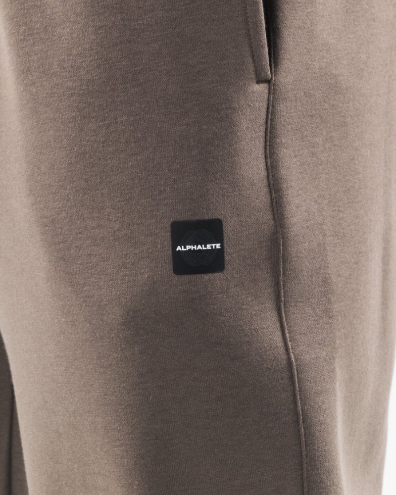Pantaloni Jogger Barbati Alphalete Academy Relaxed Gri Maro | 917865-ABQ
