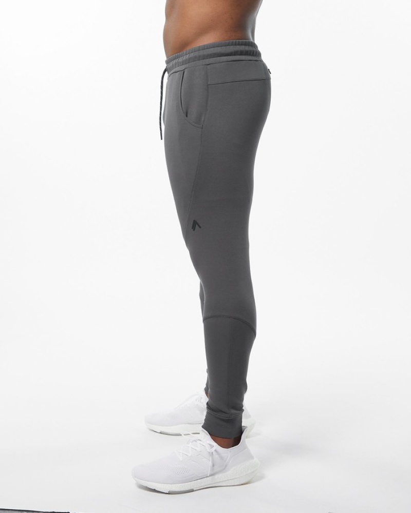 Pantaloni Jogger Barbati Alphalete ELMTS Cuffed Gri | 279806-UDN