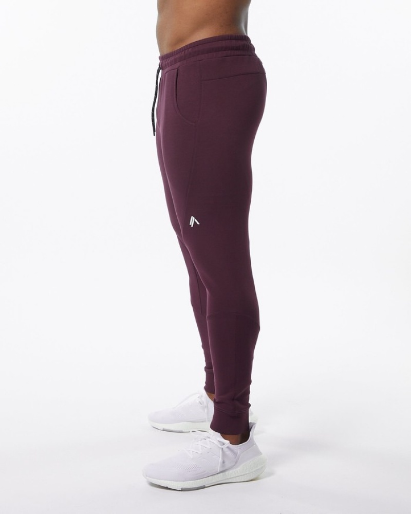 Pantaloni Jogger Barbati Alphalete ELMTS Cuffed Visinii | 895760-VCD
