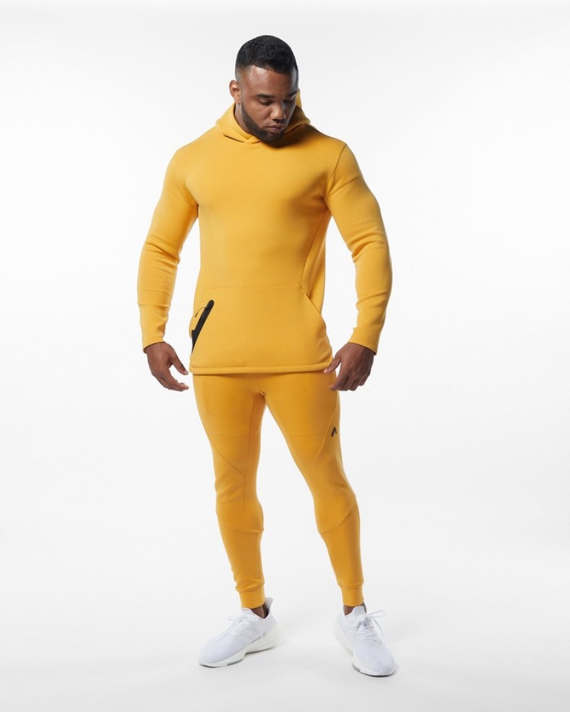 Pantaloni Jogger Barbati Alphalete ELMTS Cuffed Galbeni | 670429-GCN
