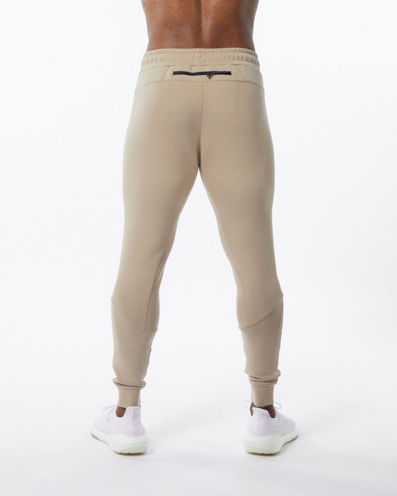 Pantaloni Jogger Barbati Alphalete ELMTS Cuffed Maro | 628530-HWZ