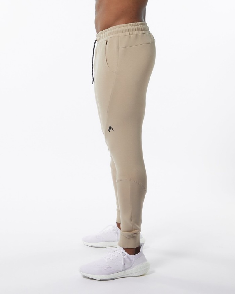 Pantaloni Jogger Barbati Alphalete ELMTS Cuffed Maro | 628530-HWZ