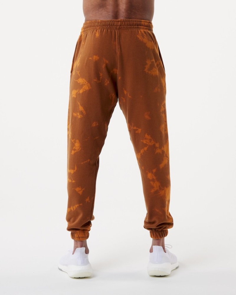 Pantaloni Jogger Barbati Alphalete HCTS Portocalii | 341568-UQY