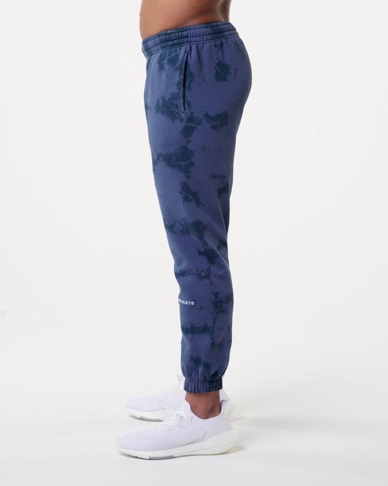 Pantaloni Jogger Barbati Alphalete HCTS Albastri | 134590-XWU