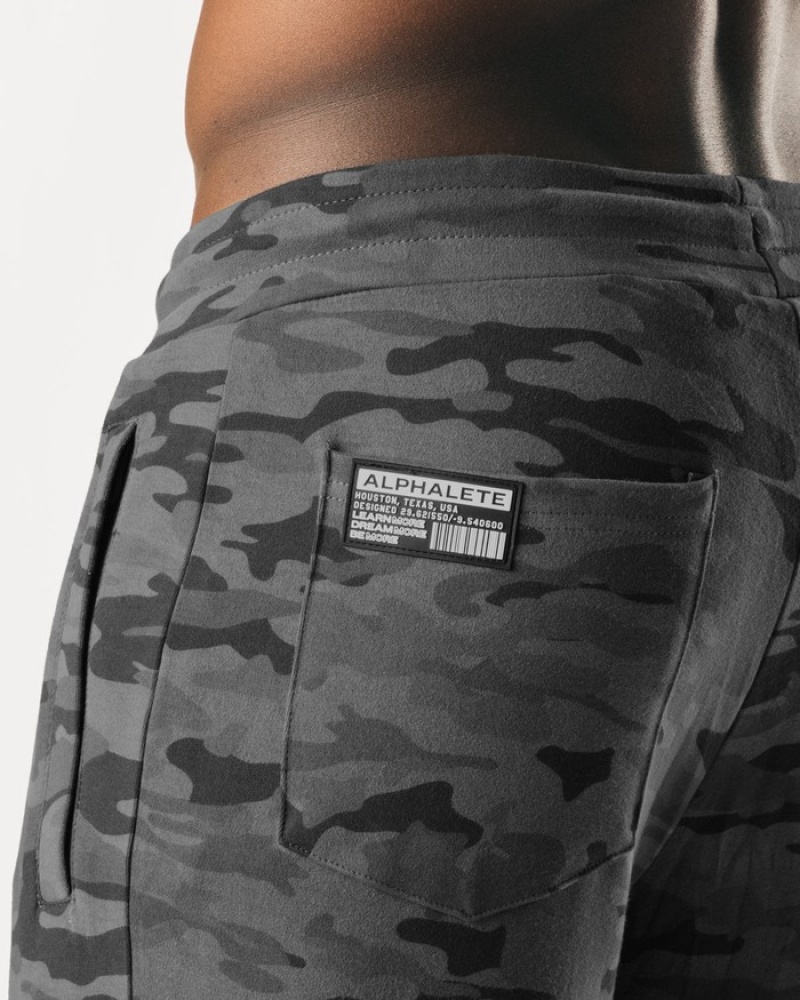 Pantaloni Jogger Barbati Alphalete Identity Camuflaj | 540261-MFQ