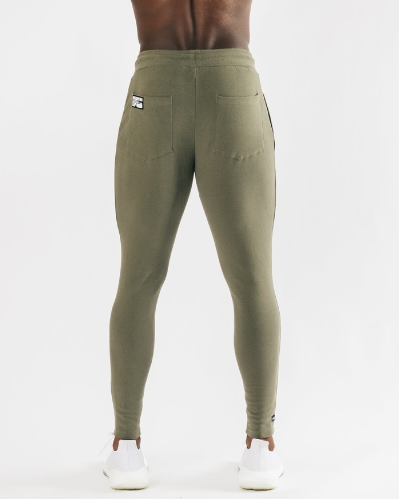 Pantaloni Jogger Barbati Alphalete Identity Masline Verzi Deschis | 953842-FPX