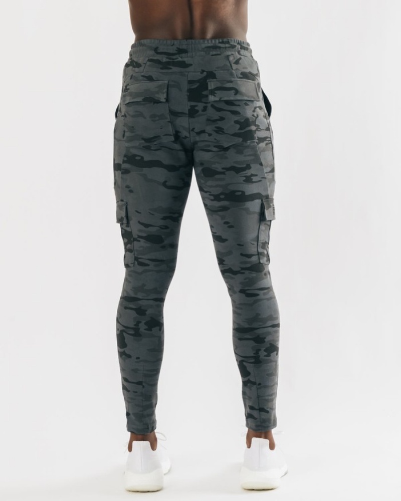 Pantaloni Jogger Barbati Alphalete Identity Cargo Camuflaj | 329048-IZO