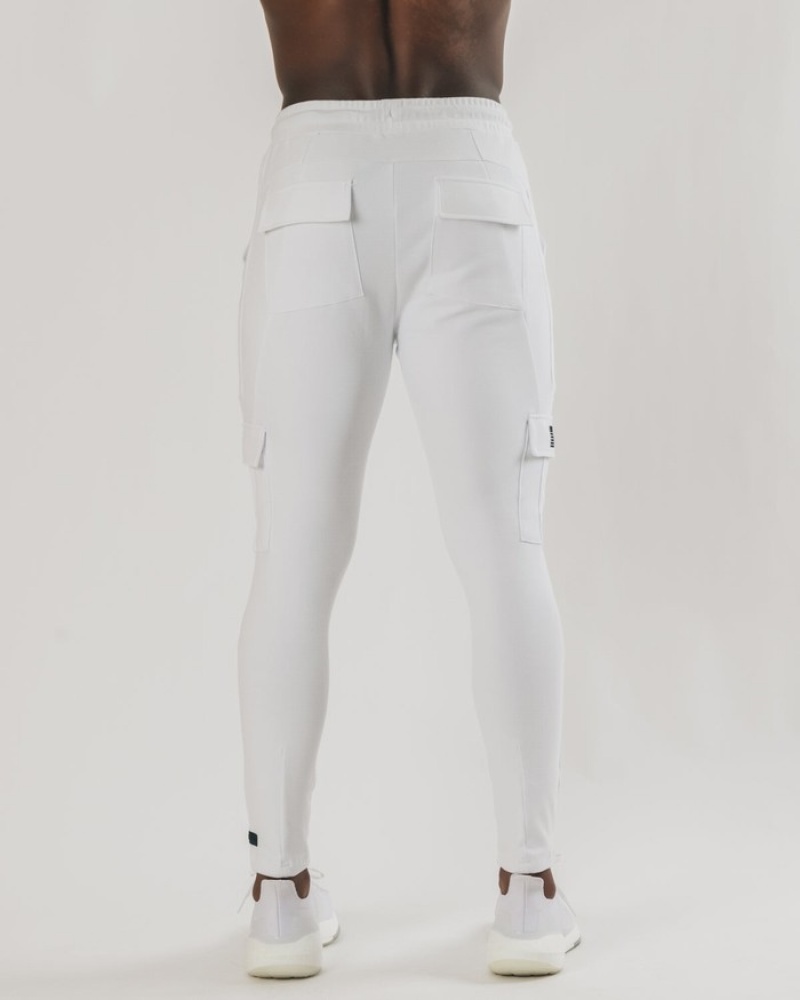 Pantaloni Jogger Barbati Alphalete Identity Cargo Albi | 246539-ZEC