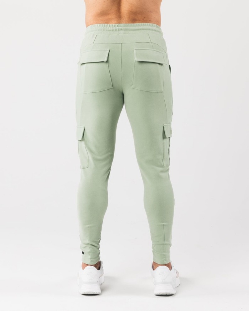 Pantaloni Jogger Barbati Alphalete Identity Cargo Masline Verzi | 143572-ERI