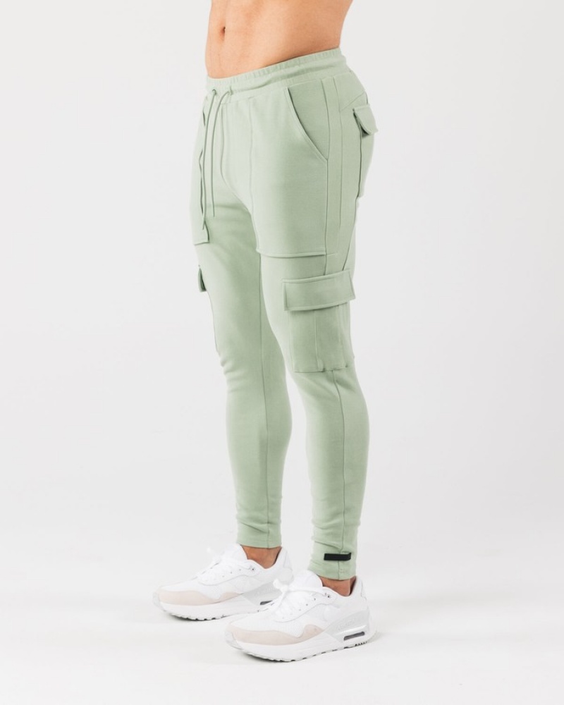 Pantaloni Jogger Barbati Alphalete Identity Cargo Masline Verzi | 143572-ERI