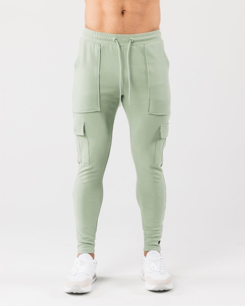 Pantaloni Jogger Barbati Alphalete Identity Cargo Masline Verzi | 143572-ERI