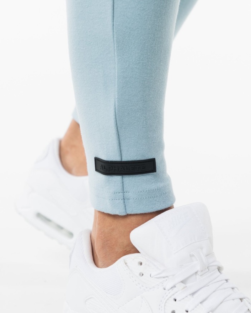 Pantaloni Jogger Barbati Alphalete Identity Albastri | 058193-RHB