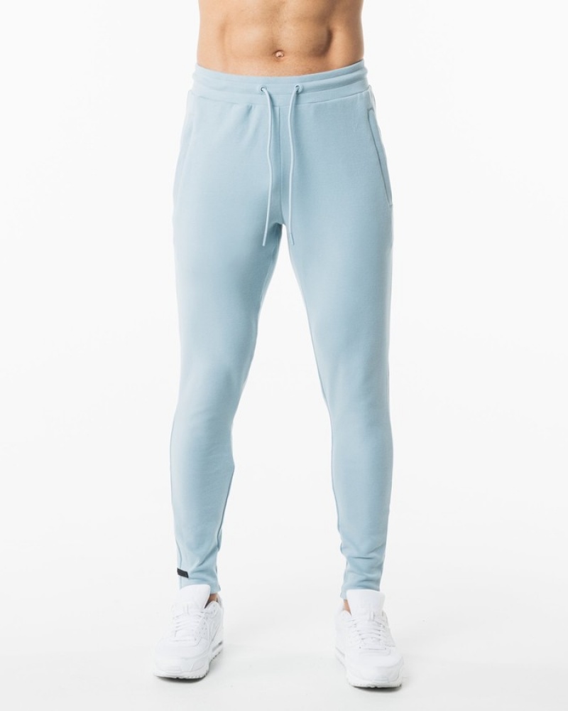 Pantaloni Jogger Barbati Alphalete Identity Albastri | 058193-RHB