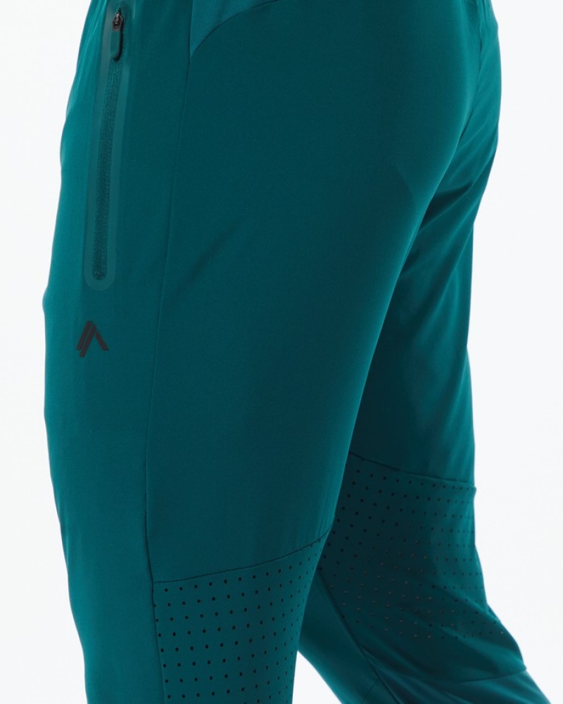 Pantaloni Jogger Barbati Alphalete Infinity Tech Turcoaz | 408396-QTC