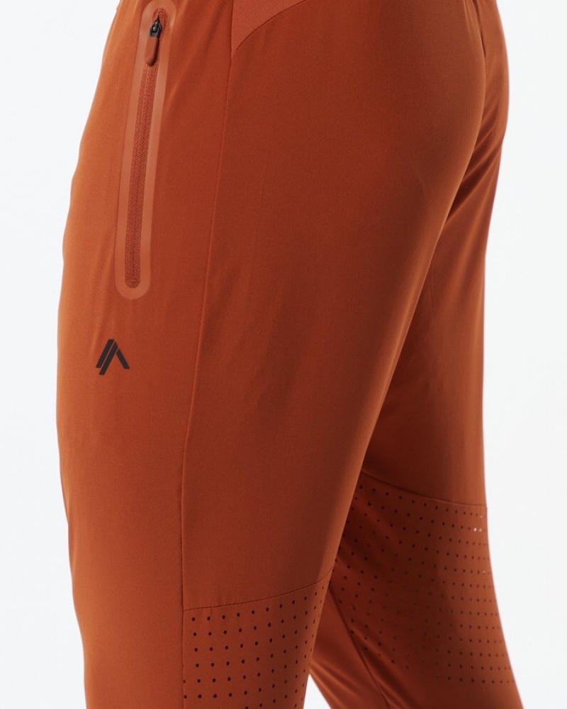 Pantaloni Jogger Barbati Alphalete Infinity Tech Portocalii | 096185-MWD