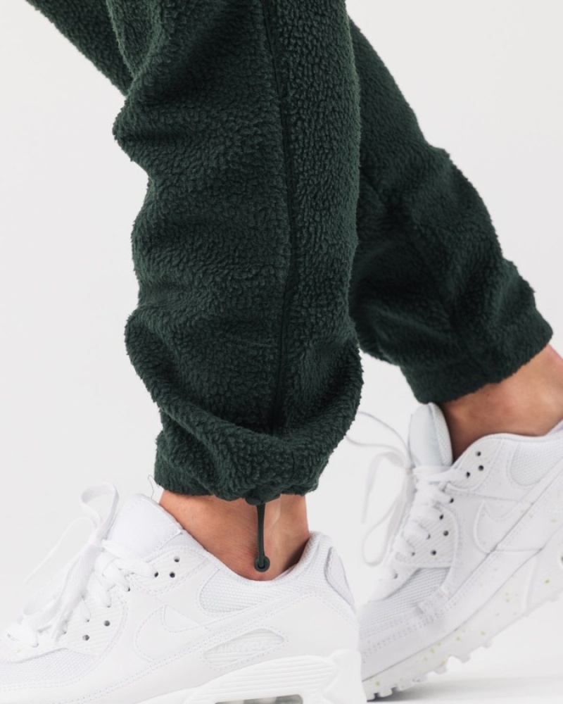 Pantaloni Jogger Barbati Alphalete King Verzi | 780346-VEY