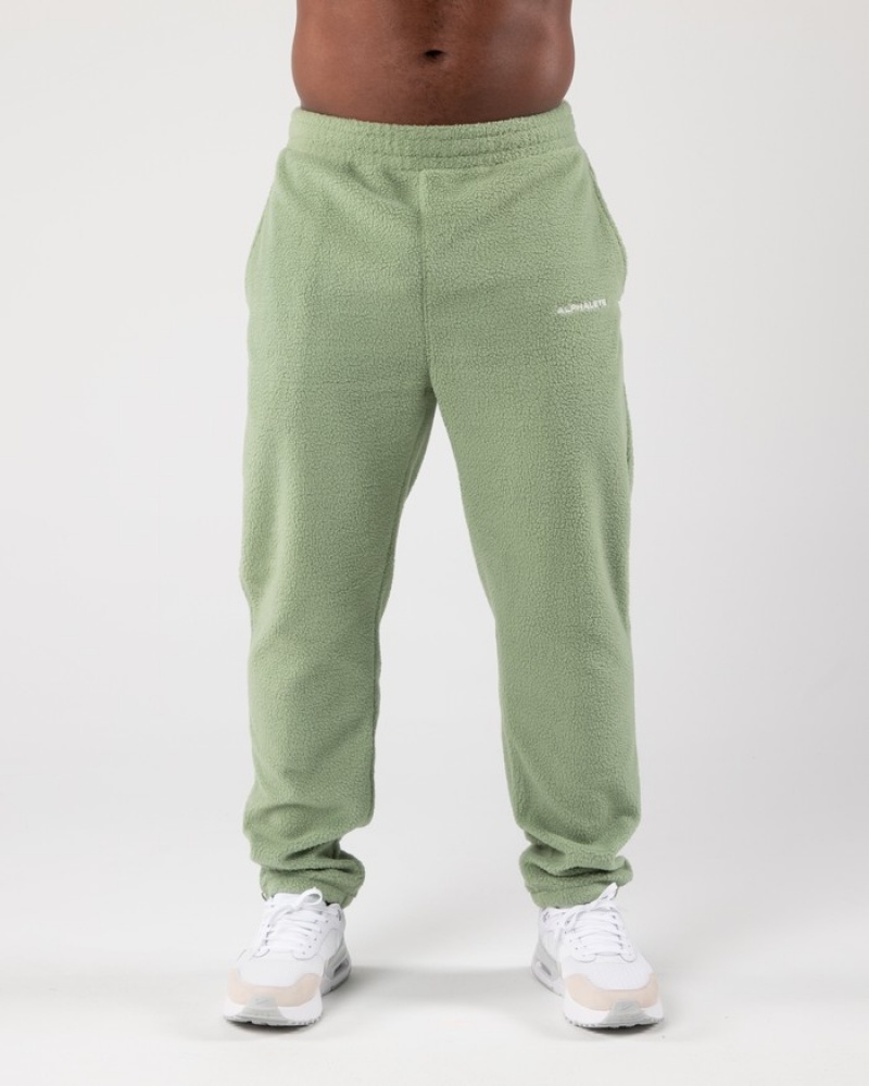 Pantaloni Jogger Barbati Alphalete King Masline Verzi | 302748-CBA