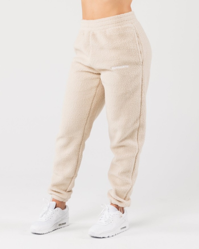 Pantaloni Jogger Barbati Alphalete King Galbeni Deschis | 934605-FLK