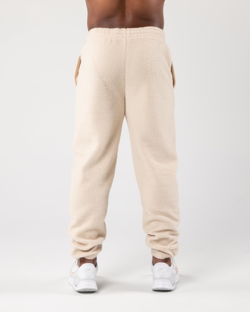 Pantaloni Jogger Barbati Alphalete King Galbeni Deschis | 934605-FLK