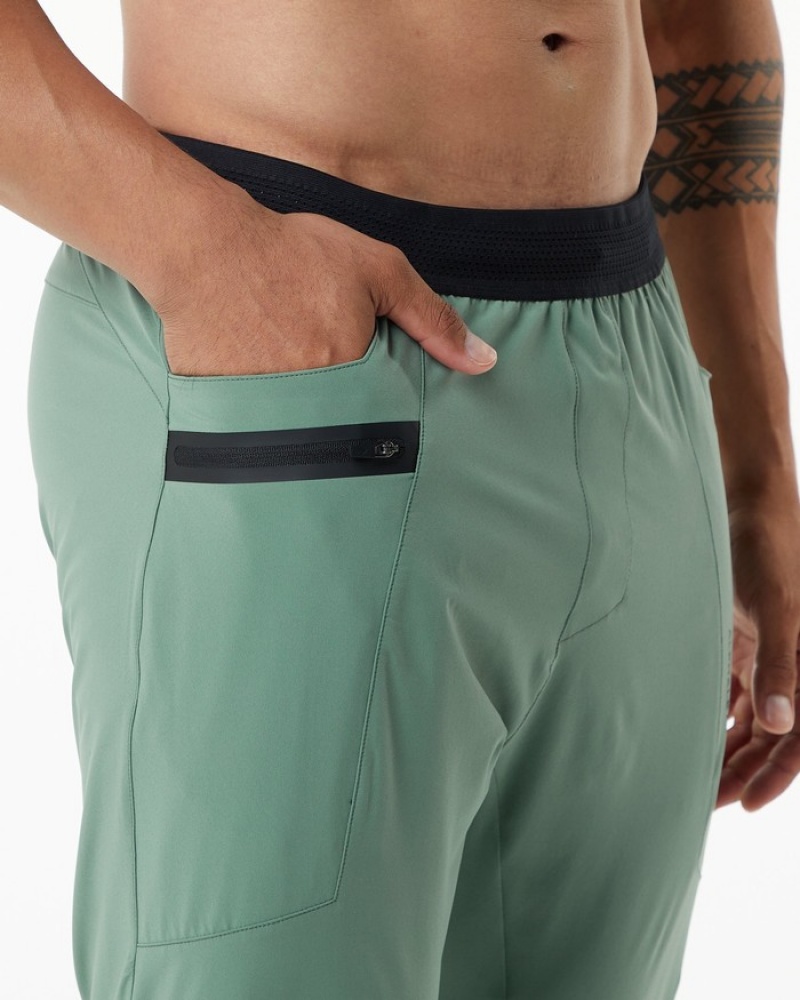 Pantaloni Jogger Barbati Alphalete Studio Masline Verzi Verzi | 253918-DEM