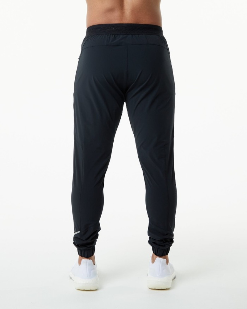 Pantaloni Jogger Barbati Alphalete Studio Negrii | 974580-YSK