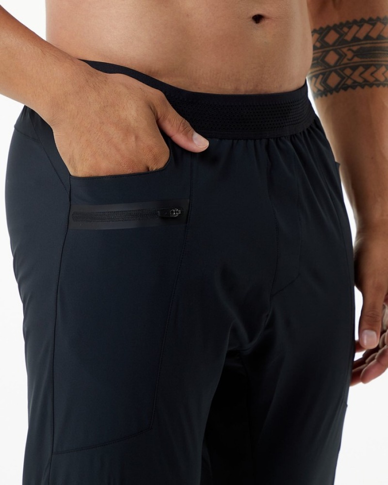 Pantaloni Jogger Barbati Alphalete Studio Negrii | 974580-YSK