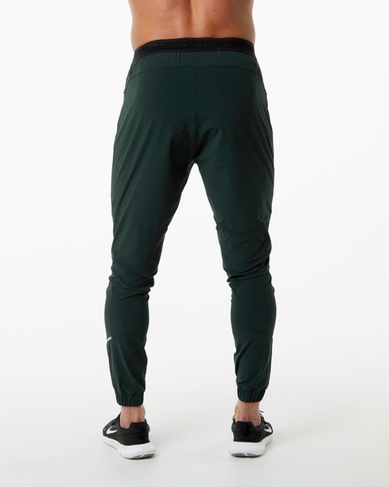 Pantaloni Jogger Barbati Alphalete Studio Verzi | 851209-QYF