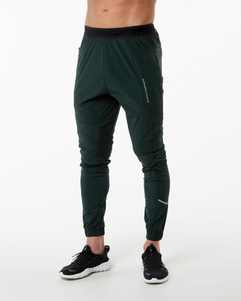 Pantaloni Jogger Barbati Alphalete Studio Verzi | 851209-QYF