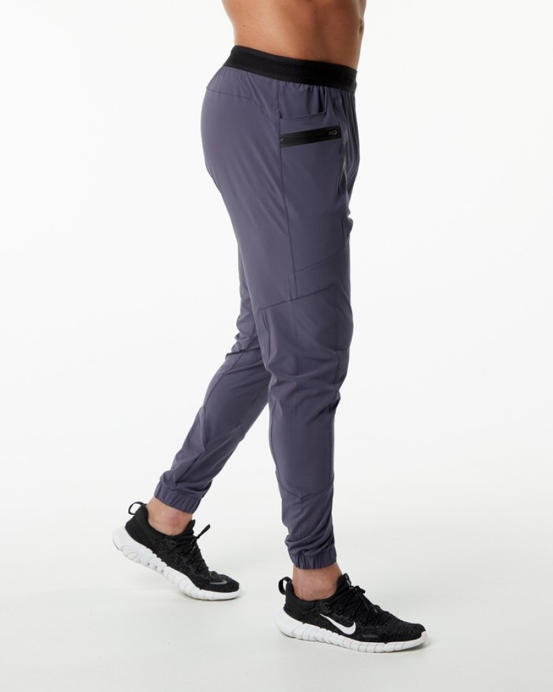 Pantaloni Jogger Barbati Alphalete Studio Violet | 792815-TGN