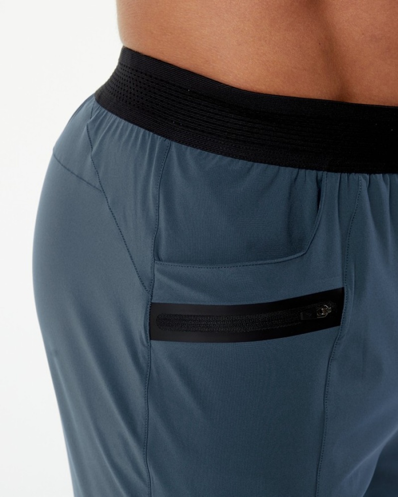 Pantaloni Jogger Barbati Alphalete Studio Albastri | 635014-MWP