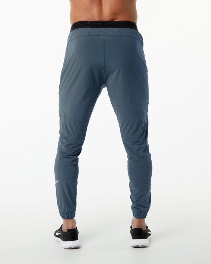 Pantaloni Jogger Barbati Alphalete Studio Albastri | 635014-MWP